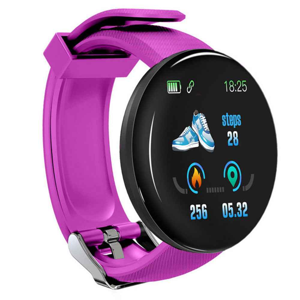 D18 Round Smart Bracelet Color Screen Sports Pedometer Sleep