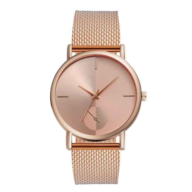 Compatible with Apple, Hot Fashion Simple Style New Ladies Hook Buckle Alloy Watches Women Wristwatch Quartz Female Clock Gifts Relogios Feminino