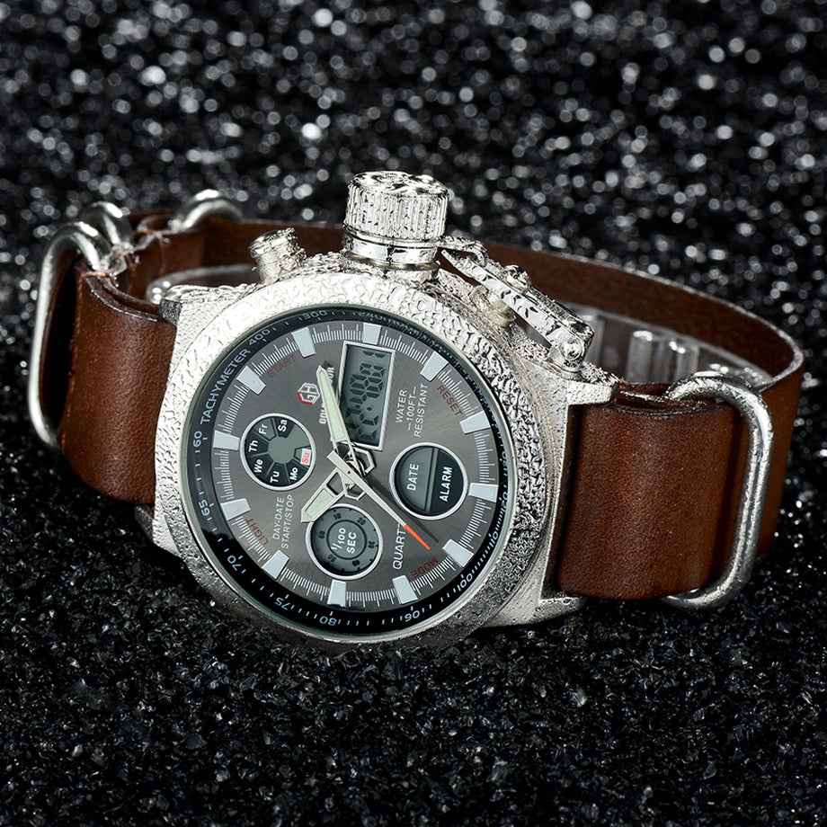 Luxuriöse Herrenuhr Militär Stil – Deine perfekte Sportuhr für jeden Anlass