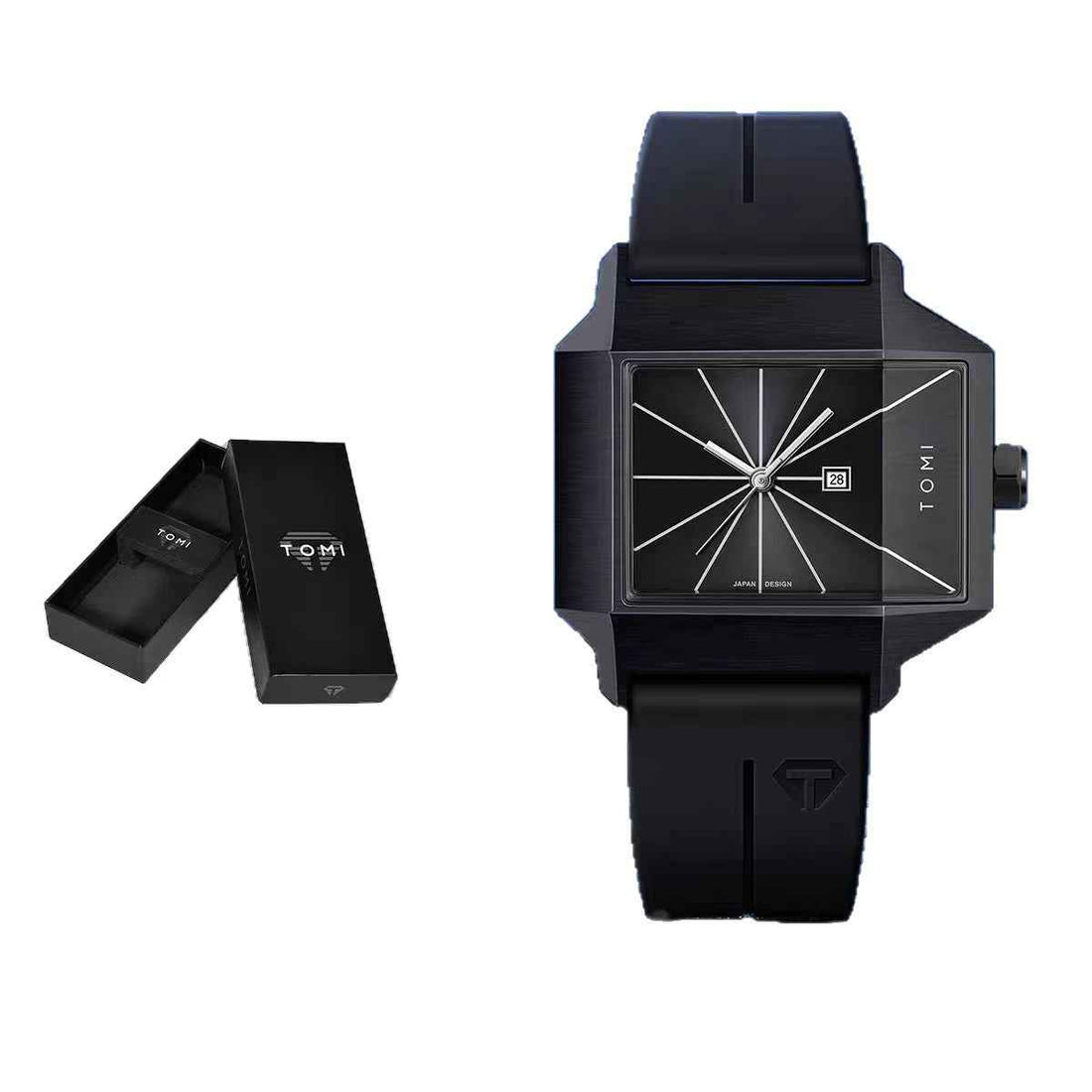 Rectangular-plate Mens And Womens Watches