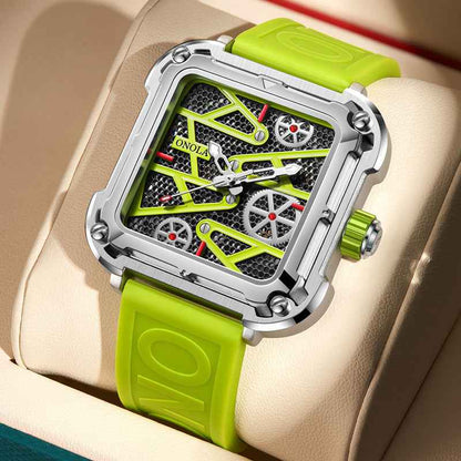 Modische Herrenuhr von ONOLA – Luxuriöse Skelett-Automatikuhr für Herren