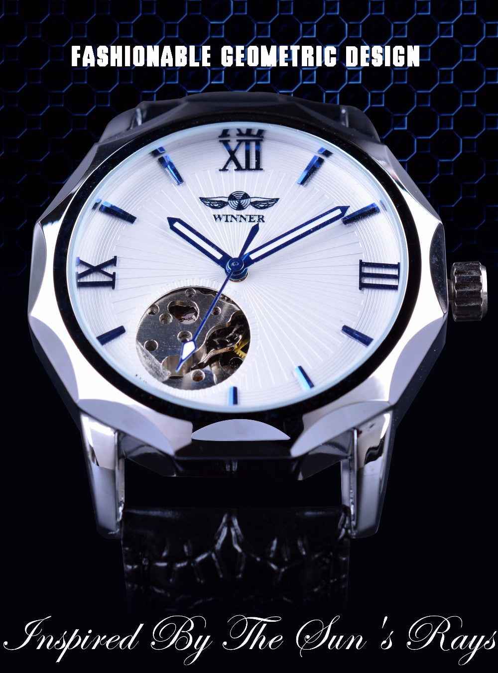 A factory selling hot money, WINNER authentic mechanical watches, men&