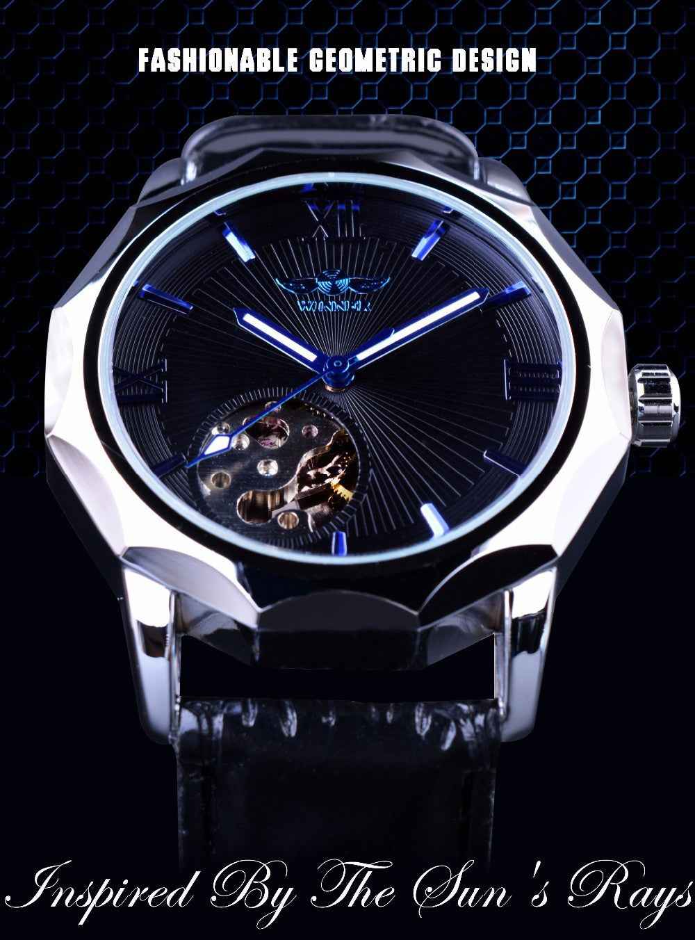 A factory selling hot money, WINNER authentic mechanical watches, men&