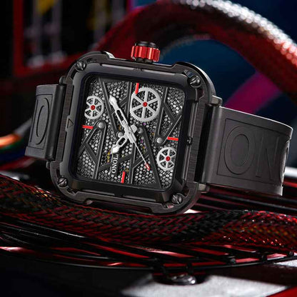 Modische Herrenuhr von ONOLA – Luxuriöse Skelett-Automatikuhr für Herren