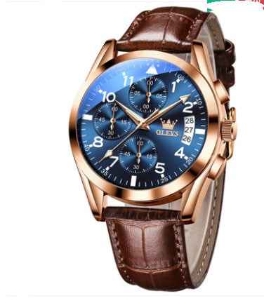 Schlichte, elegante Uhr im „Light Luxury“-Stil – modisch und wasserdicht