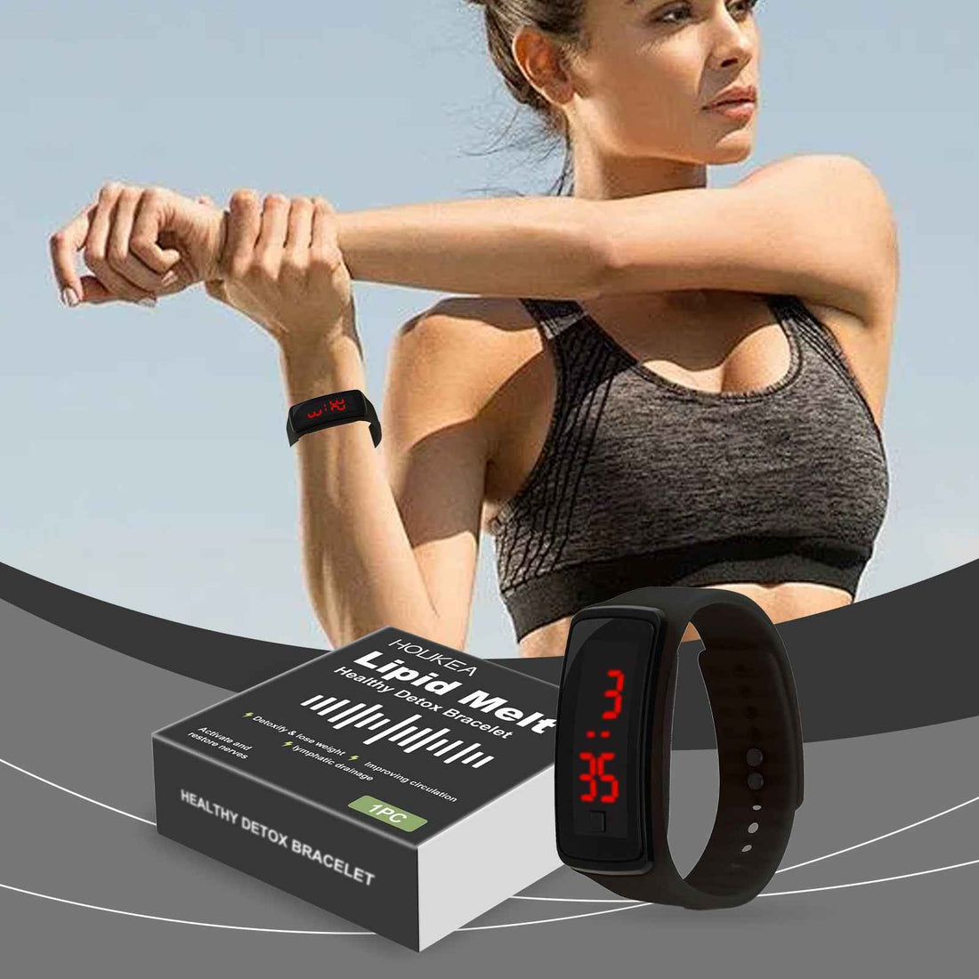 Sports Watch Outdoor Fitness Time