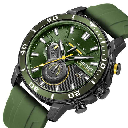 Watch Multi-function Chronograph Calendar Sports Men&