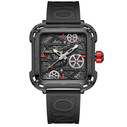 Modische Herrenuhr von ONOLA – Luxuriöse Skelett-Automatikuhr für Herren