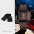 Rectangular-plate Mens And Womens Watches