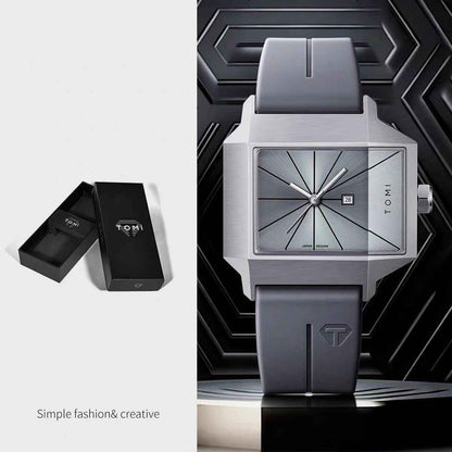 Rectangular-plate Mens And Womens Watches