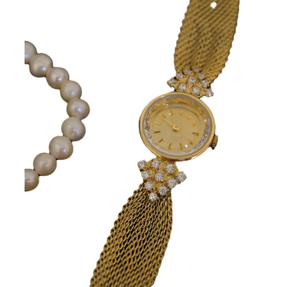 Jewelry Vintage Watches Kaleidoscope Diamond Quartz Women&