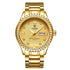 Couple Watches Quartz Gold Diamond Minimalist Wristwatches