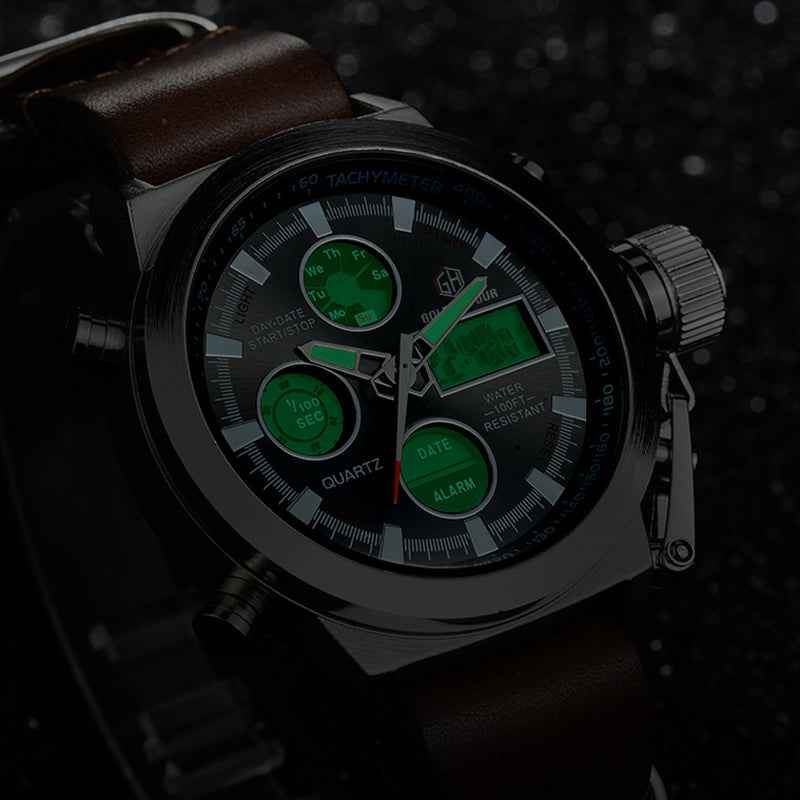 Luxuriöse Herrenuhr Militär Stil – Deine perfekte Sportuhr für jeden Anlass