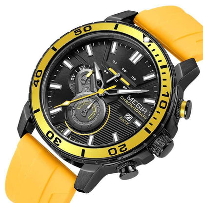 Watch Multi-function Chronograph Calendar Sports Men&