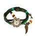 Beautiful Bohemian Style Retro Handmade Leather Angel Wing Women&