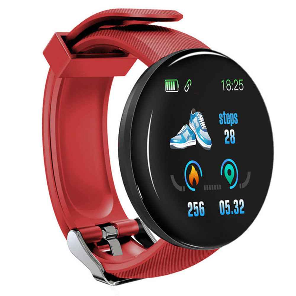 D18 Round  Smart Bracelet Color Screen Sports Pedometer Sleep