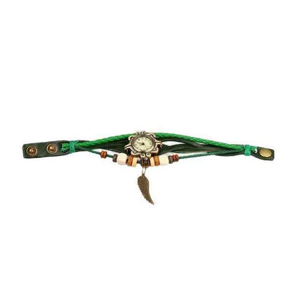 Beautiful Bohemian Style Retro Handmade Leather Angel Wing Women&