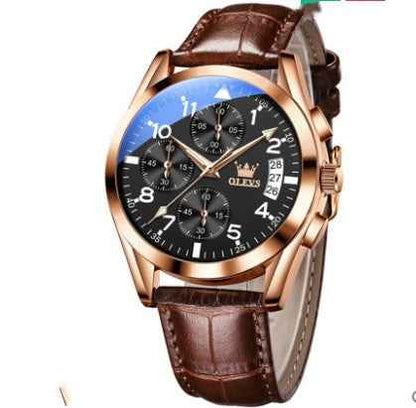 Schlichte, elegante Uhr im „Light Luxury“-Stil – modisch und wasserdicht