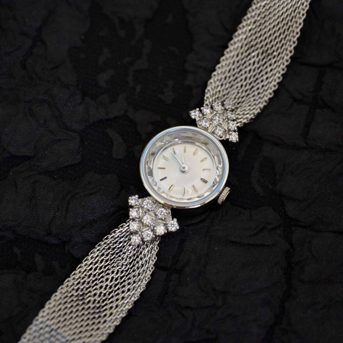 Jewelry Vintage Watches Kaleidoscope Diamond Quartz Women&