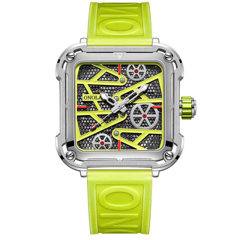 Modische Herrenuhr von ONOLA – Luxuriöse Skelett-Automatikuhr für Herren